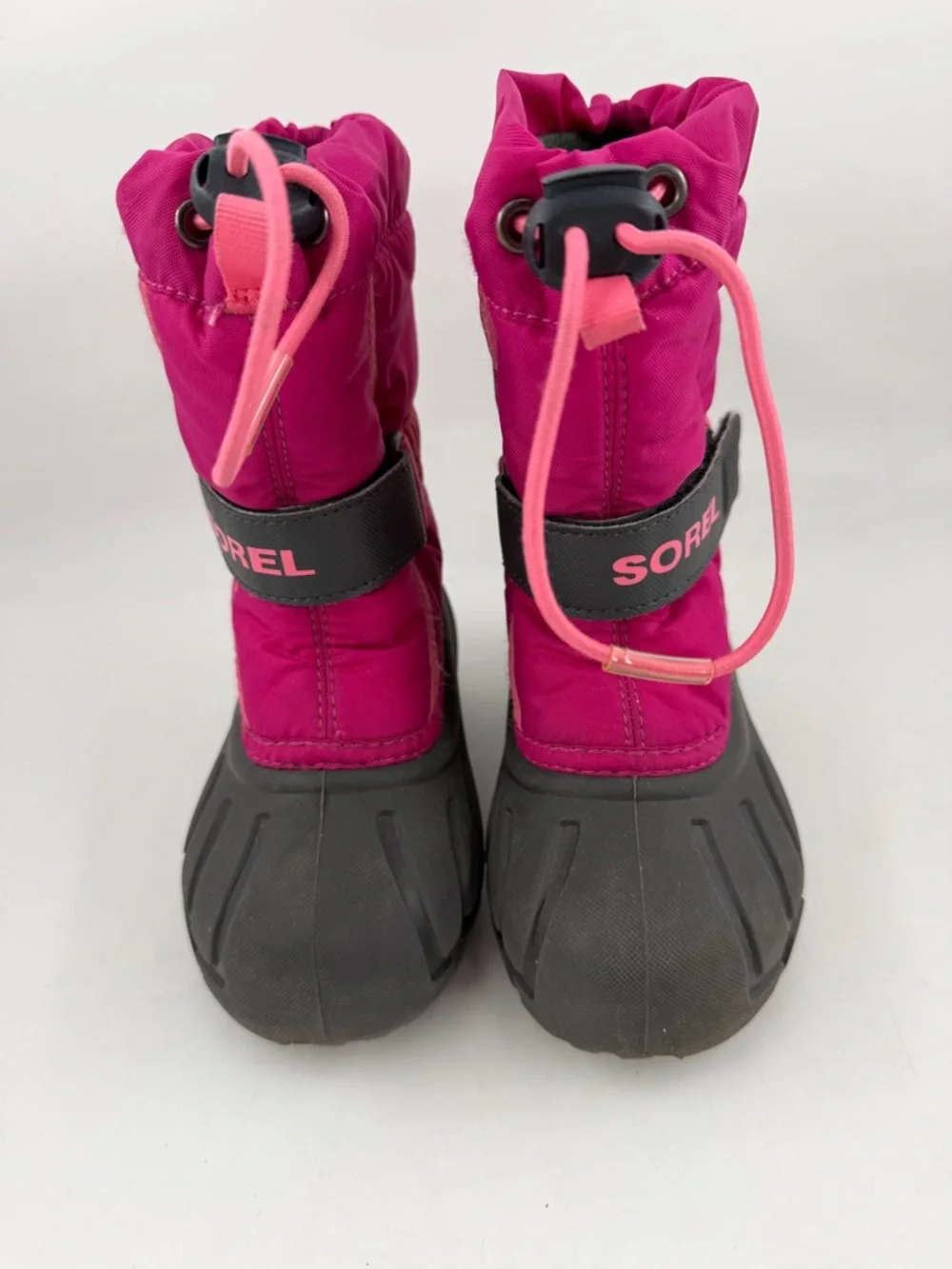 Sorel Kid’s Explorer Waterproof Hook & Loop -SZ 8 C- Insulated Winter Snow Boots